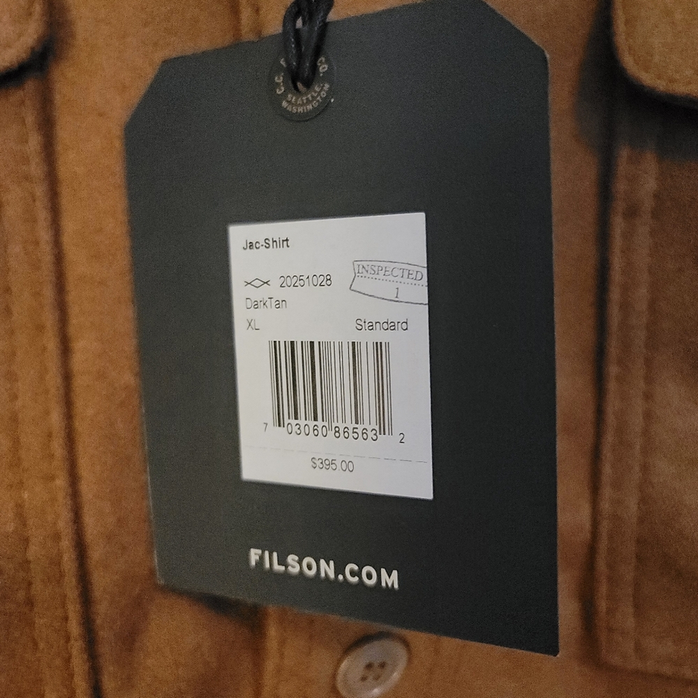 Filson Men's Seattle Wool Jac-Shirt - Picture 4 of 4